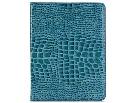 Croco Stand Folio Case Turquoise Ipad Pro 11 2018 Hoes