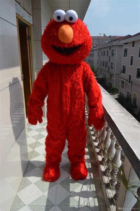 High Quality Elmo Mascot Costume Adult Size Elmo Mascot Costume Rock