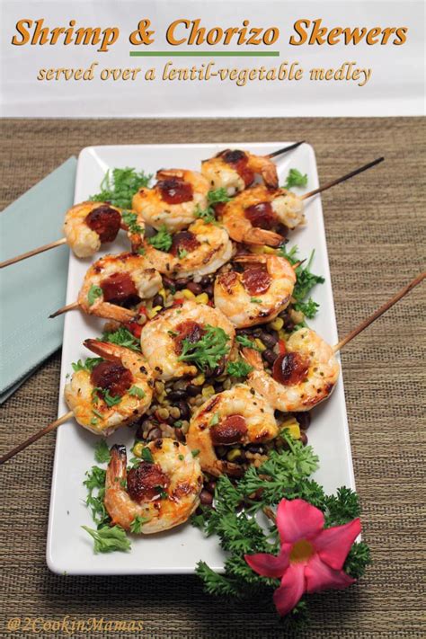Shrimp Chorizo Skewers Recipe Chorizo Appetizer Appetizer