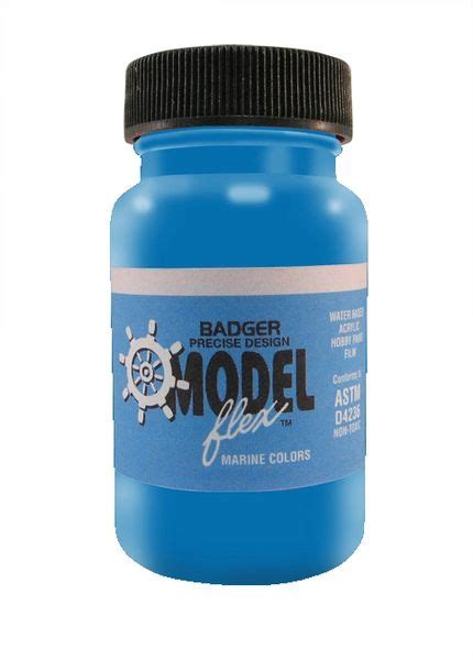 Badger Airbrushes Modelflex Marine Colors Tug Medium Blue Usa