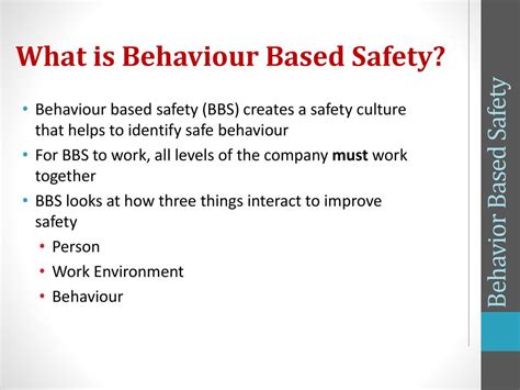 Behaviour Based Safety Bbs Increasing Safety Awareness Ppt Download