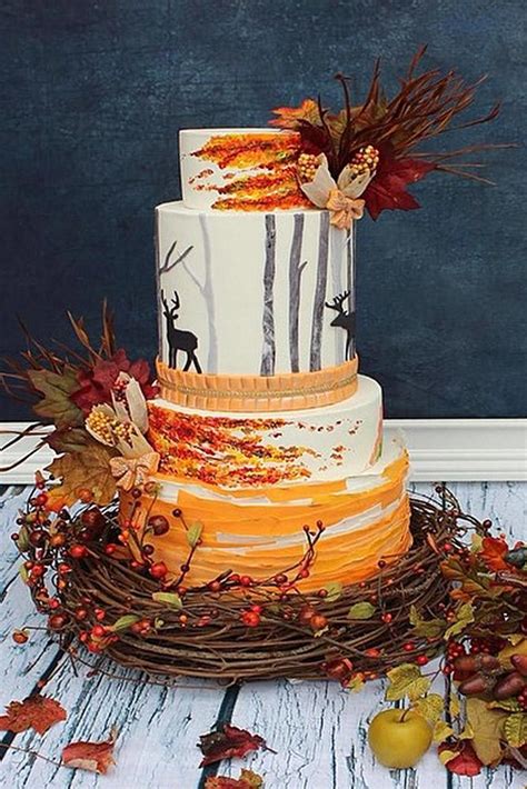 Fall Wedding Cakes That Wow Page Of Wedding Forward