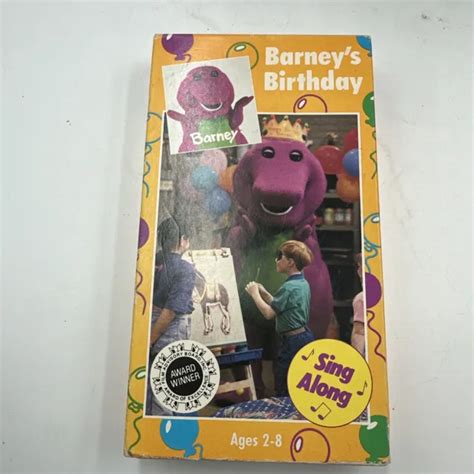 Barney Barneys Birthday Sing Along Vhs The Lyons Group Tape The Best Porn Website