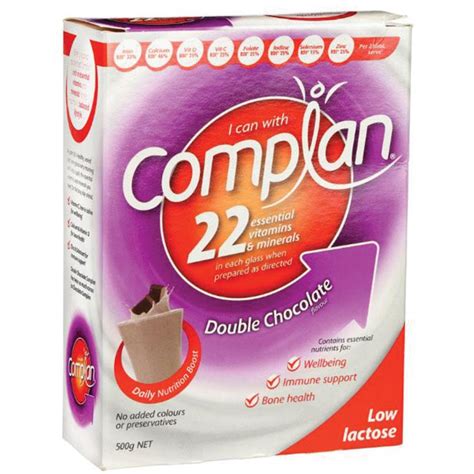 Buy Complan Double Chocolate 500g Online At Chemist Warehouse®