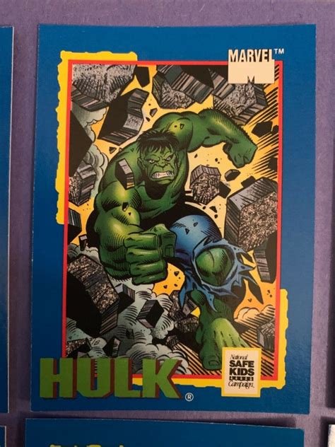 Mavin 1991 Impel Marvel Superheroes Trading Card Set Spider Man Hulk