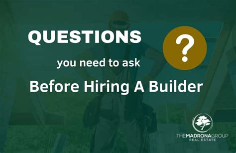 Questions You Need To Ask Before Picking A Home Builder