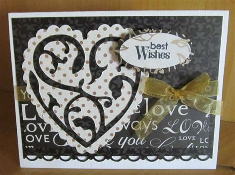 Make new cards for all occasions with the creative cards cartridge. Cricut Wedding Card - PS I Love You