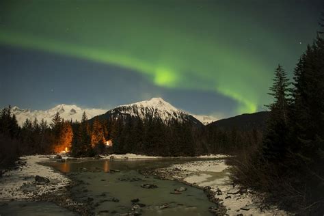Northern Lights Over Juneau The Seattle Times