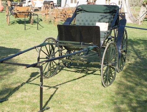 American Surrey Horse Drawn Carriage In Mint Condiotion