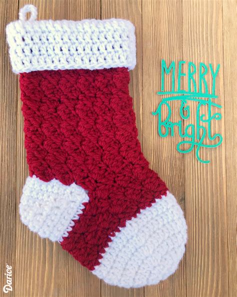 Here is the collection of free knitting patterns for christmas stockings i kind of liked. Crochet Christmas stockings - Decorate with Crochet ...