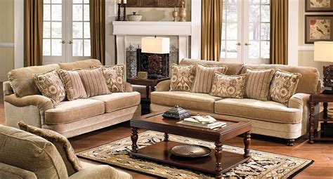 Brennan Living Room Set Camel Jackson Furniture Furniture Cart