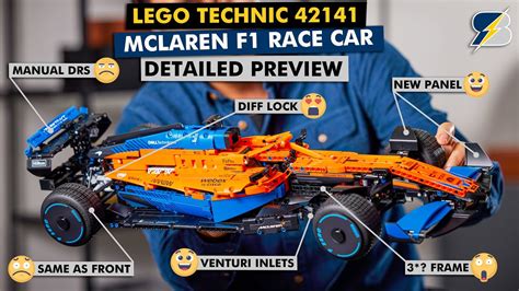 Lego Technic 42141 Mclaren F1 Race Car Detailed Preview