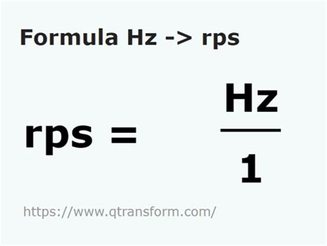 Hercios A Revoluciónes Por Segundo Hz A Rps Convertir Hz A Rps