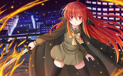 Download Night City Katana Sword Weapon Necklace Thigh Highs Shana Shakugan No Shana Anime