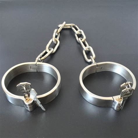 Buy New Stainless Steel Leg Irons Ankle Cuffs Metal