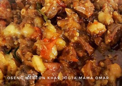 Resep Oseng Mercon Daging And Tetelan Khas Jogja Oleh Dapurmacio Cookpad
