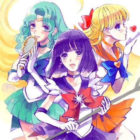 Aino Minako Sailor Venus Tomoe Hotaru Kaiou Michiru Sailor Saturn