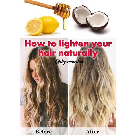 How to lighten your hair naturally without absolutely destroying it. Instagram photo by DIY REMEDIES • Jul 2, 2016 at 1:23pm ...