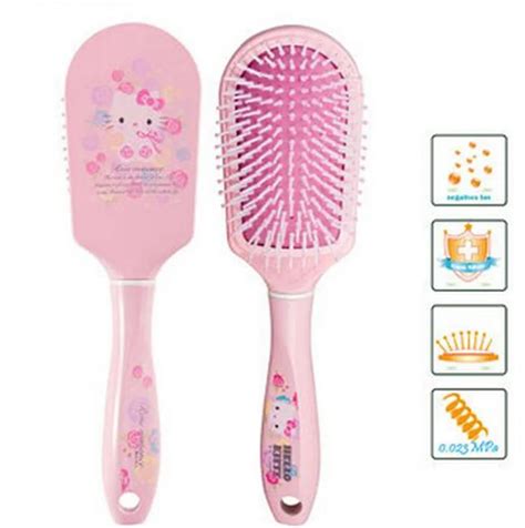 Girl Hair Brush Combs Hello Kitty Tangle Hairdresser Women Brushes