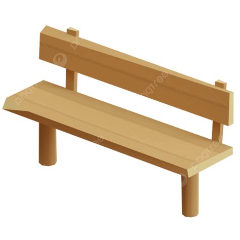 Bench Perspective View Bench Bench Perspective Wood Bench Png