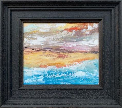 Abstract Landscape Coastal Seascape Painting Angela Wakefield