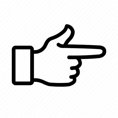 Direction Finger Hand Indexfinger Icon Download On Iconfinder