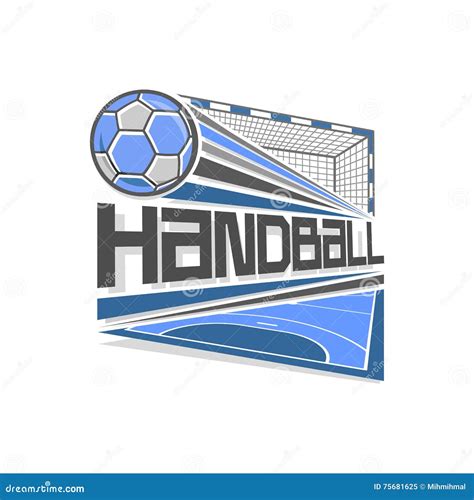 Ilustração Do Vetor Para O Logotipo Do Handball Ilustração Do Vetor
