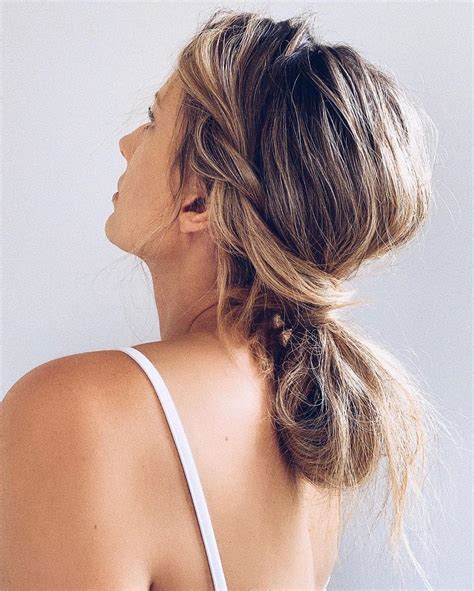 Divide your hair in equal section and start twisting from your temple towards the nape of your neck. 40 Updos for Long Hair to Suit Any Occasion - Hair Adviser