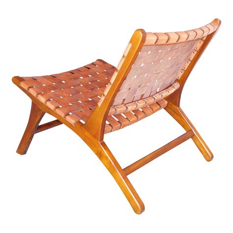 Sessel vintage leder beige aspen. Design Lounge Sessel Teak Holz Leder Stuhl Clubsessel ...