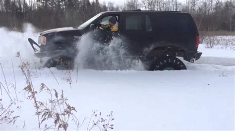 Ford Expedition Lifted Deep Snow 4x4 Baja Claws 46 Offroad Offroading