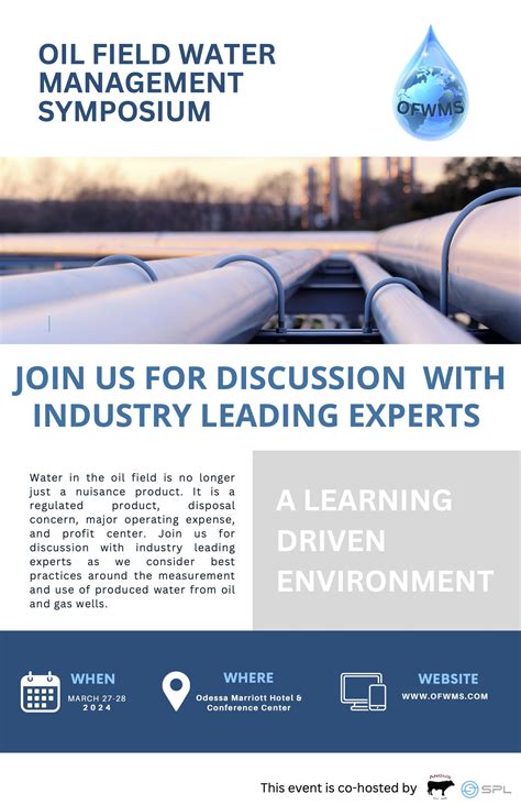 Register Now for the Oilfield Water Management Symposium March 27-28