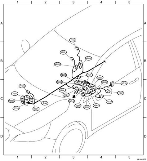 Subaru Legacy BN BS 2015 2019 Service Manual Rear Wiring Harness Rh
