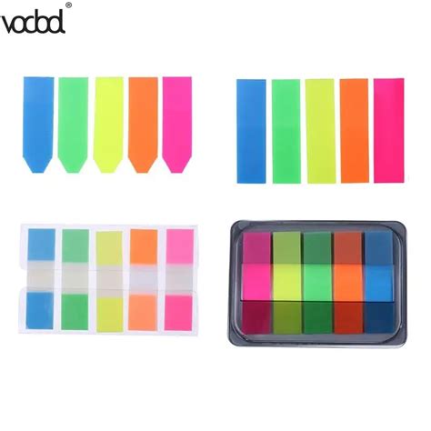 100pcs Stationery Paper Memo Pad Label Tag Index N Times Sticky Notes