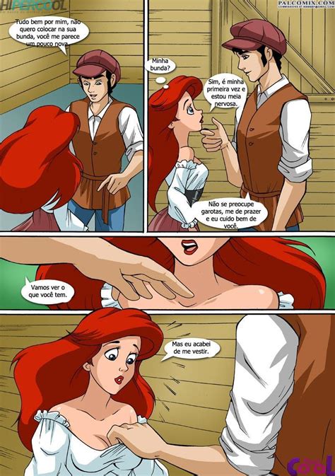Disney pornô em quadrinhos princesa Ariel na putaria hq