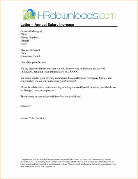 What should i leave out? 7+ salary increase letter template from employer | Simple ...
