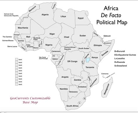 Free Printable Map Of Africa With Countries Printable Maps