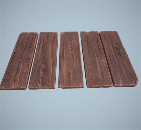 Cartoon Wooden Planks Alexey B Painted Wood Texture Wooden Planks