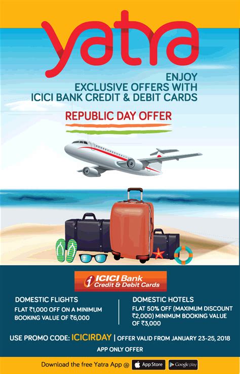 Icici bank canada credit cards. Yatra Enjoy Exclusive Offers With Icici Bank Credit And Debit Cards Ad - Advert Gallery