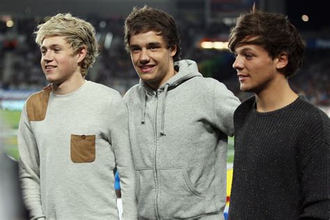 Niall Horan Liam Payne And Louis Tomlinson At Anzac Test Match In