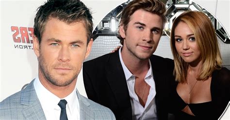 Yes, he's from that hemsworth family. Liam Hemsworth and Miley Cyrus are NOT officially dating ...