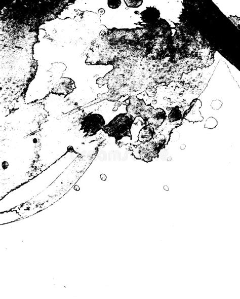 Black And White Watercolor Splash Watercolor Texture Background Stock