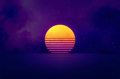 2560x1700 Retrowave Sunset Chromebook Pixel Hd 4k Wallpapers Images