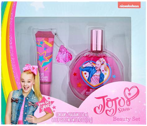 Jojo Siwa Girls Beauty Set Fragrance Lip Gloss 2pc