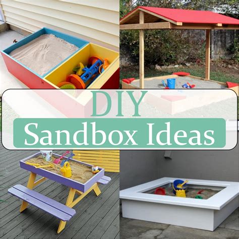 15 Cheap Diy Sandbox Ideas For Kids Diy Home Decor