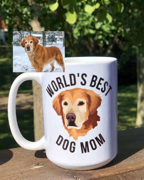 Personalized Dog Coffee Mug Dog Mom Birthday T Custom Dog Etsy