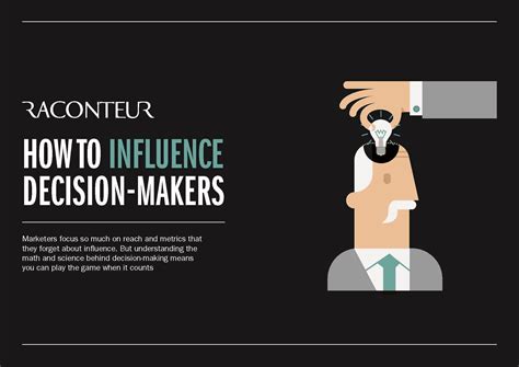 How To Influence Decision Makers Infographic