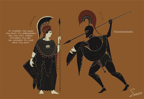 Athena Vs Ares By Me Rhistorymemes
