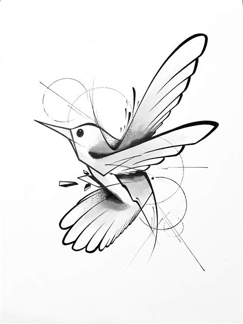 Geometric Bird Drawing At Getdrawings Free Download