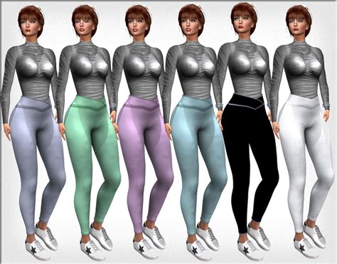 Second Life Marketplace Demo Deep Erica Leggings Sweater And Sneakers