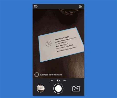 You'll see the scanned contact info in seconds. Microsoft Pix can scan business cards to your contacts ...
